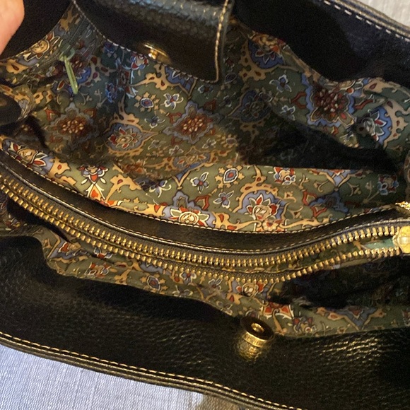 MAXX New York pebbled black leather shoulder bag - Picture 5 of 8